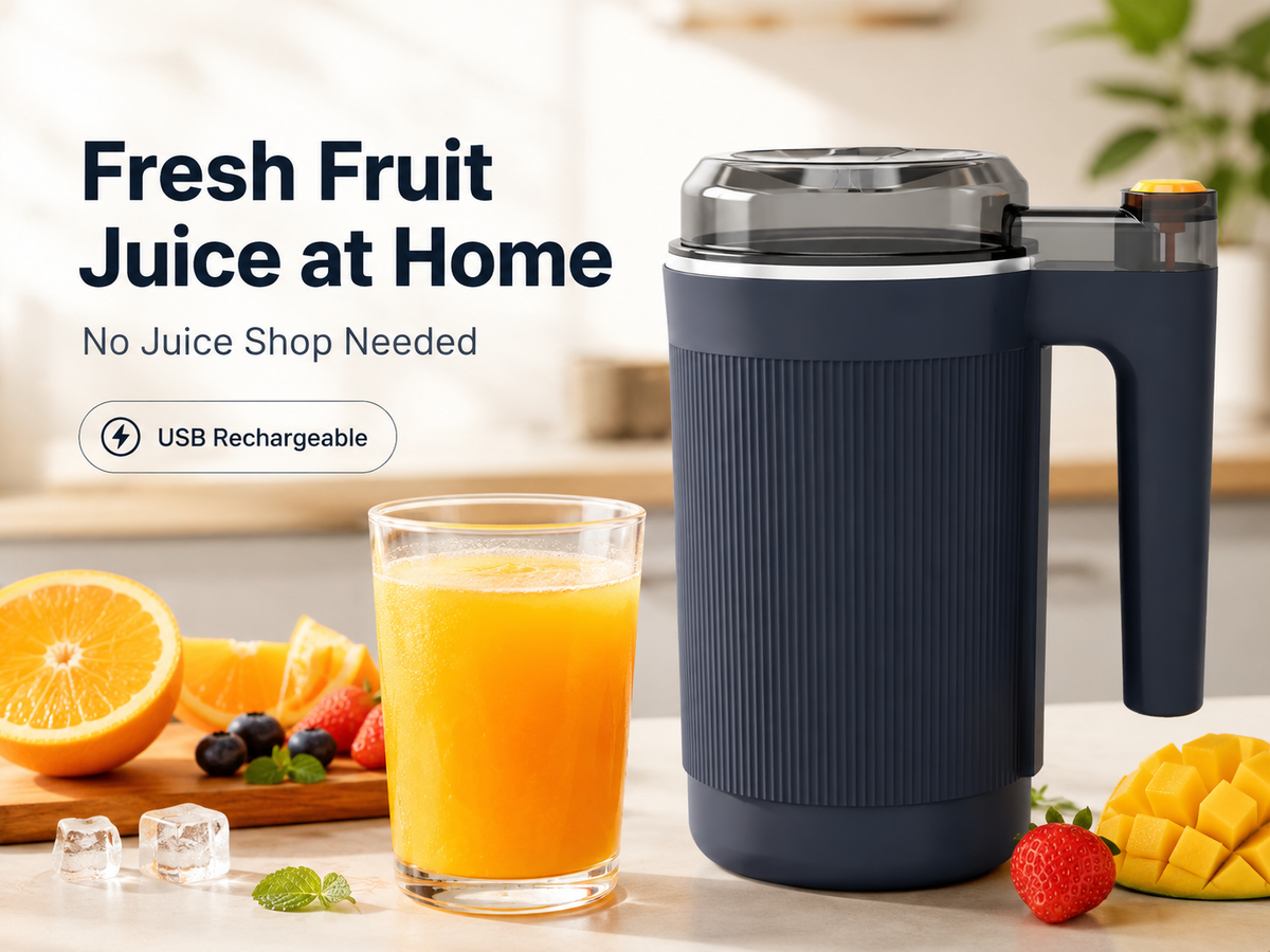 E-Life Portable Blender โ Fresh Fruit Juice, Anywhere