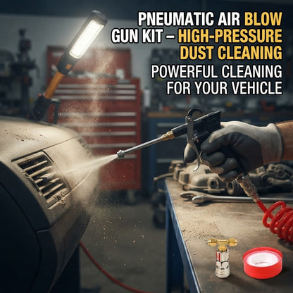 Pneumatic Air Blow Gun Kit – High-Pressure Dust Cleaning