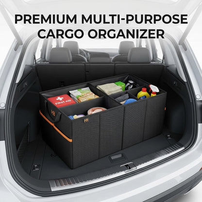 Foldable Car Trunk Storage Box – Multi-Purpose Cargo Organizer