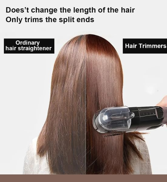 High-Performance Automatic Split End Remover – Rechargeable Hair Trimming Tool