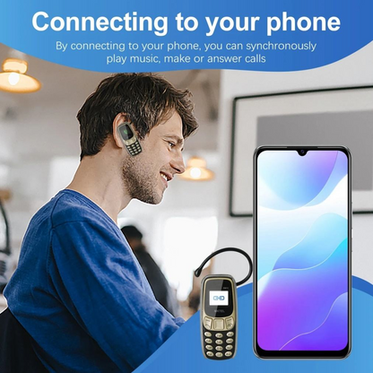 LBSTAR B10 Mini Pocket Phone – Ultra-Compact Dual SIM Mobile with Bluetooth & Physical Keyboard