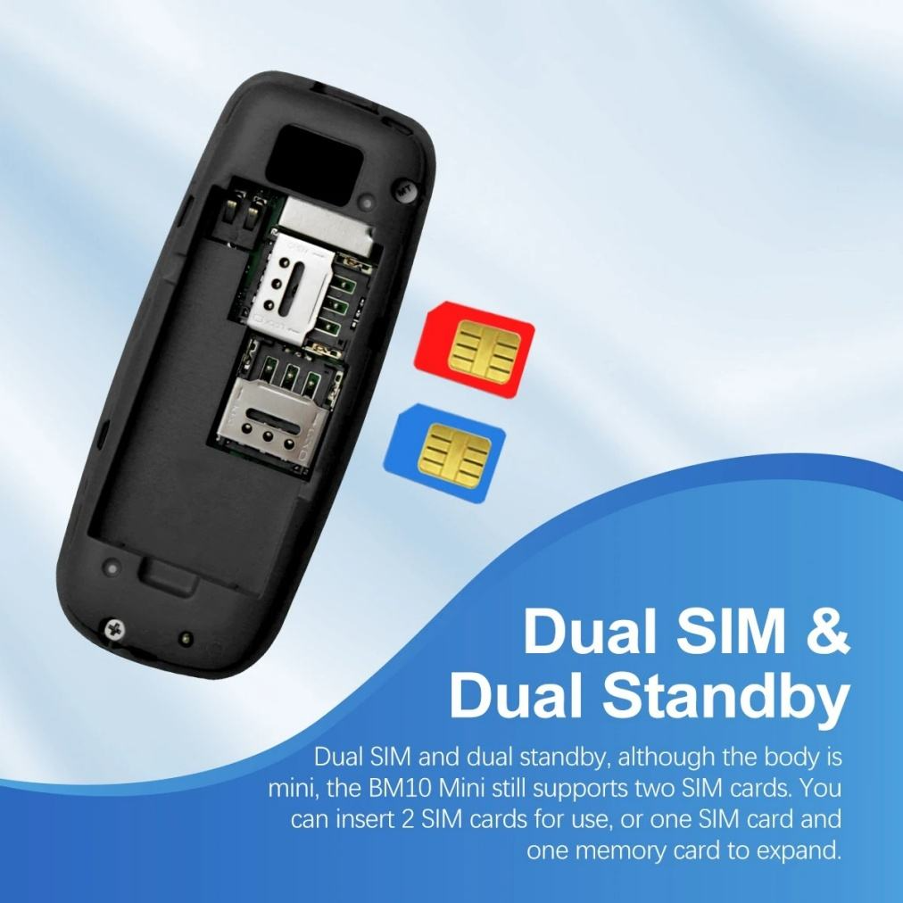 LBSTAR B10 Mini Pocket Phone – Ultra-Compact Dual SIM Mobile with Bluetooth & Physical Keyboard