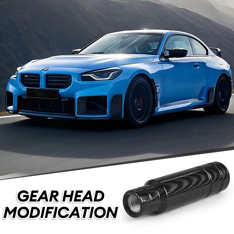 Carbon Fiber Gear Shift Knob – Universal Manual & Automatic Car Shifter (M8/M10/M12)